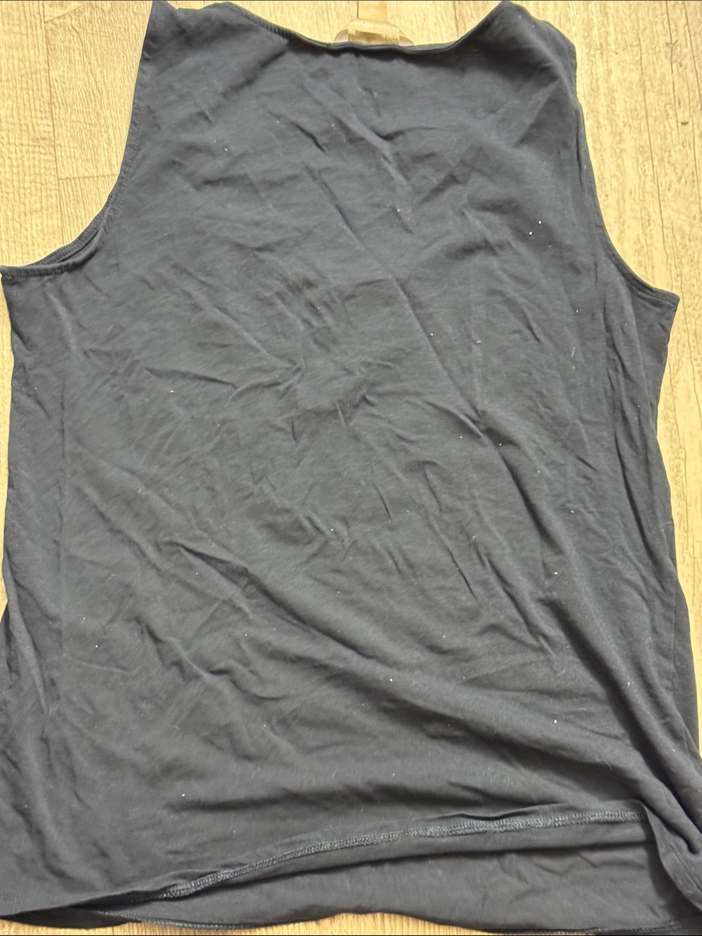 Banana Republic Navy Tank Top with Blue and Rose Sequins - Picture 5 of 5